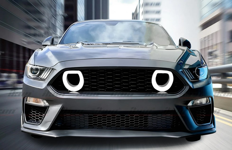 ბამპერის კომპლექტი MUSTANG  2015-2017 MARCH 1 წინა ლედ განათების ცხაურით